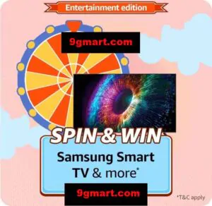 Win Samsung Smart TV Amazon Entertainment Edition 9gmart magazine