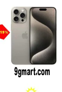 Apple iPhone 15 Pro Max Natural Titanium 6.7 Inches Display 48MP Camera Mobile Phone